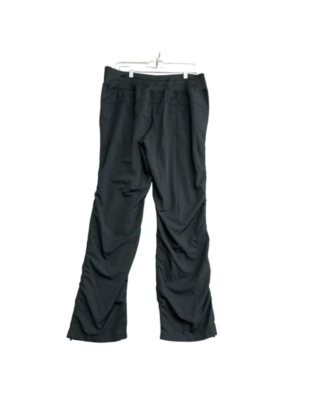 NWOT Kirkland Signature Women's M Active Pants Black Ruched Polyester  P0794 - Picture 5 of 14